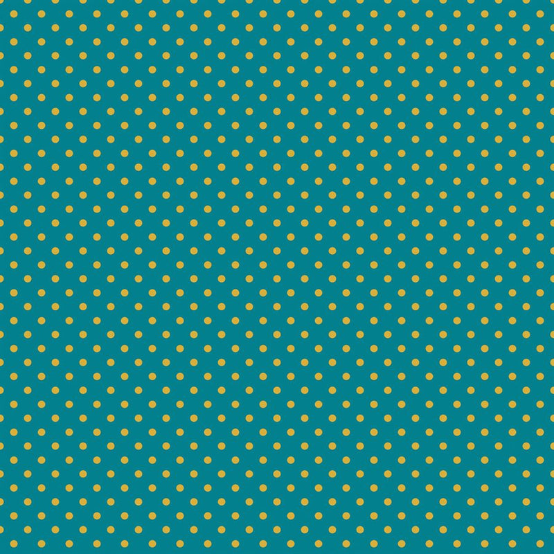 Return to Hope - Metallic Dot on Teal