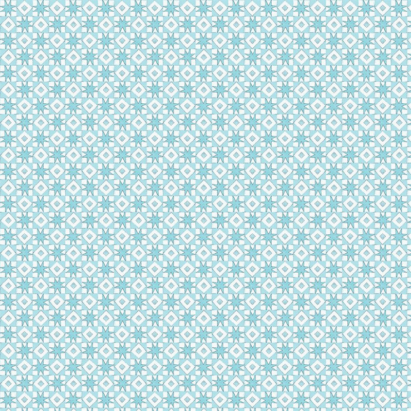 Garden Angels - Quilt Print - Aqua