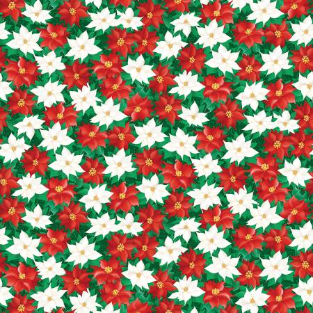 Happy Llamadays - Poinsettias