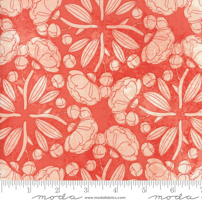 Blushing Peonies - Floral Medallion - Petal