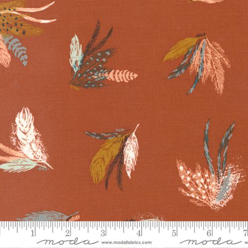 Woodland & Wildflowers - Feather Friends - Rust