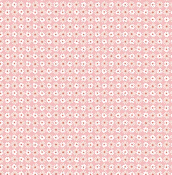 Nature Sings - Floral Grid - Pink