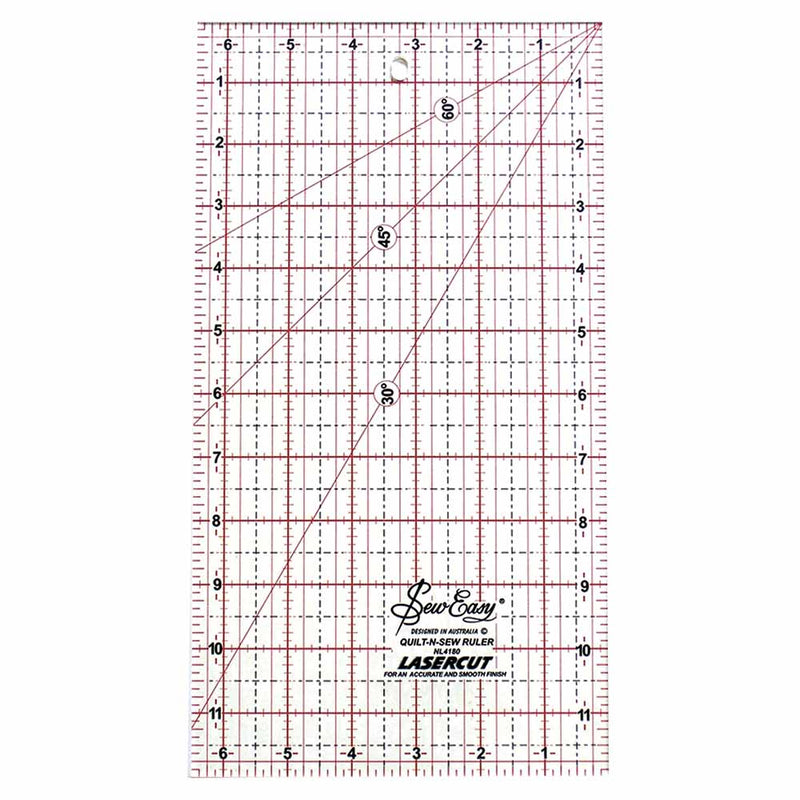 Sew Easy - 6 1/2" x 12 1/2" Ruler