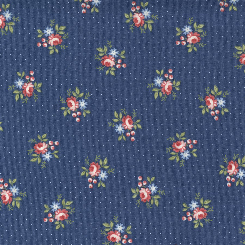 Belle Isle - Floral Bouquet - Navy