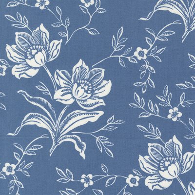 Denim and Daisies - Large Floral - Denim