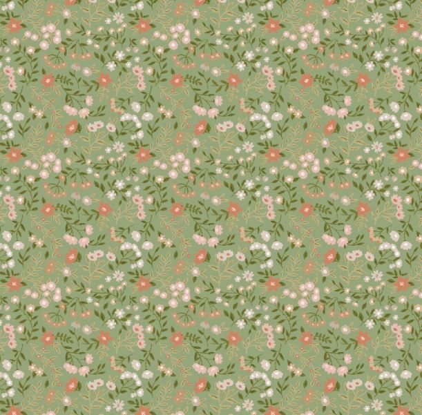 Promise Me - Tiny Floral - Green