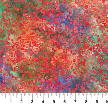 Banyan Batiks - Crossroads - Cubes - Coral