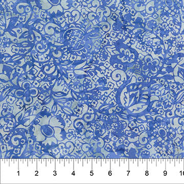 Banyan Batiks - Crossroads - Jacobean - Blue