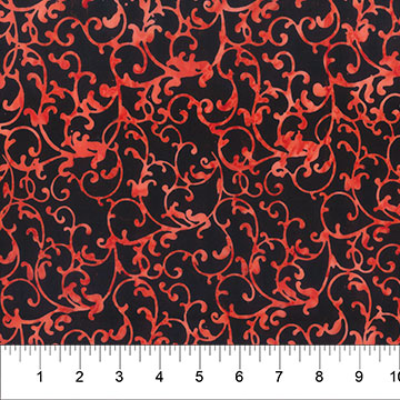 Banyan Batiks - Spooky - Wild Orange