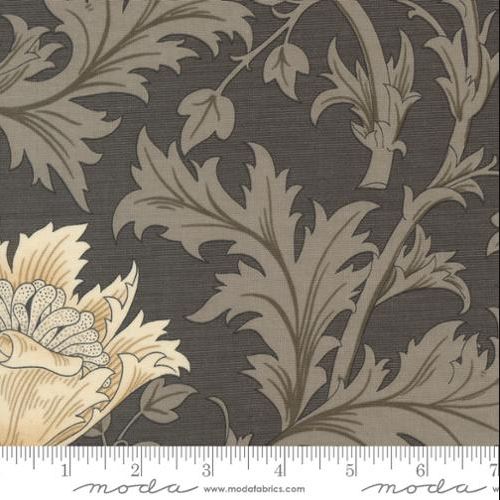 Ebony Suite - Anemone Large Floral- Charcoal