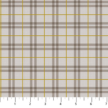 Winter Dreams - Gingham - Taupe