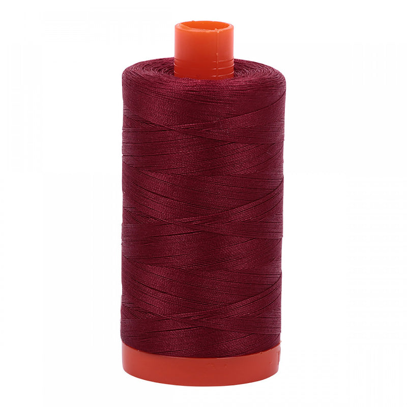 Aurifil Thread 50wt 1300 m - 2460 Dark Carmine Red