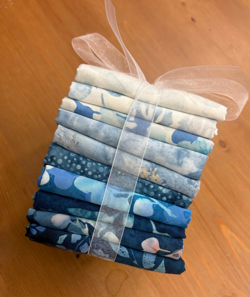 Ice Breeze  - Batik Fat Quarter Bundle