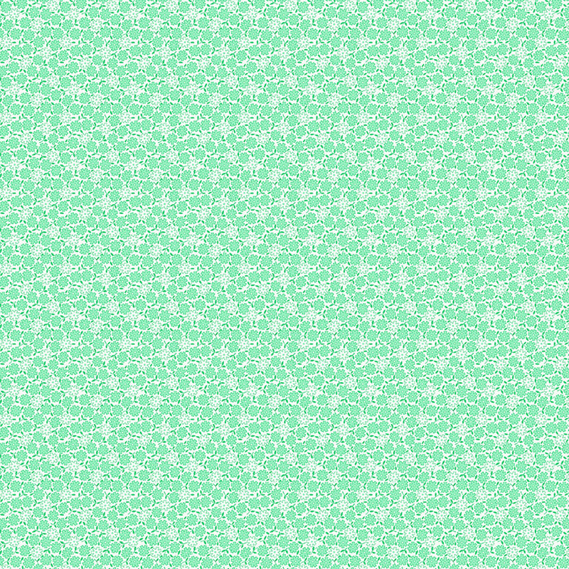 Nana Mae 7 - Floral Cluster - Green