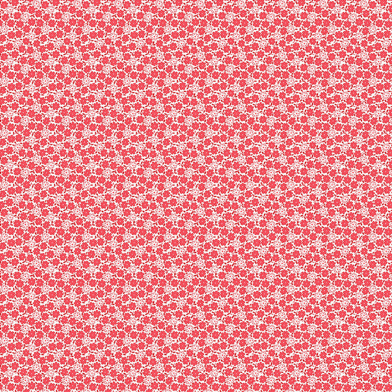 Nana Mae 7 - Floral Cluster - Coral