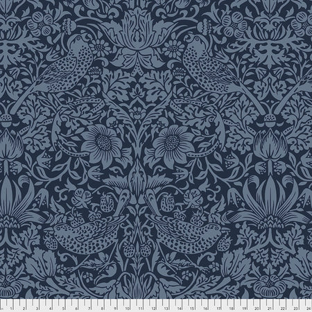 William Morris - Navy  Wide Back -  108" Wide Backing