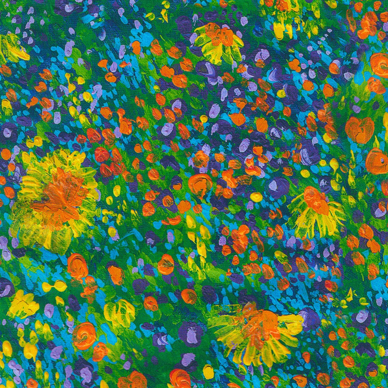 Painterly Petals - Meadow - Sunshine