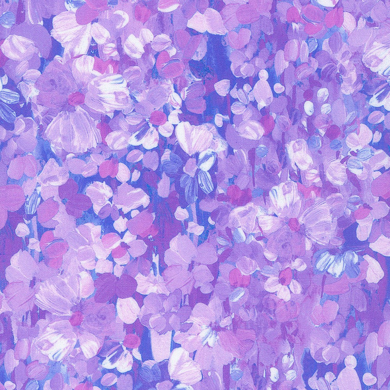 Painterly Petals - Meadow - Lavender