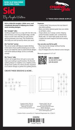 Creative Grids Machine Quilting Tool - Sid by Angela Walters