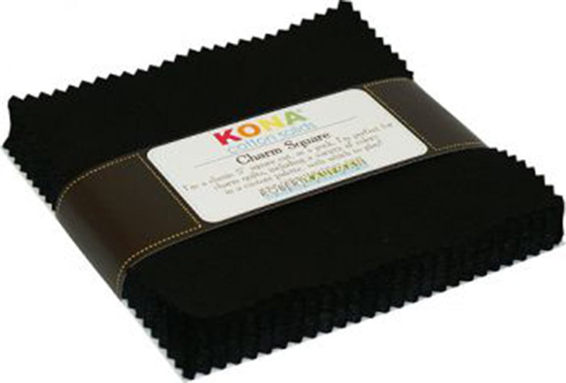 Kona Charm Squares - Black